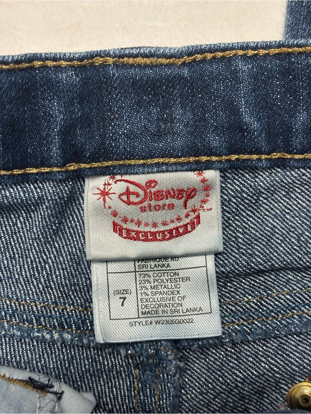 Disney princess jeans size 7 - Picture 14 of 16